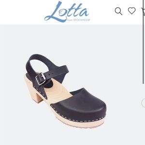 Lotta from Stockholm Black Highwood Clog
